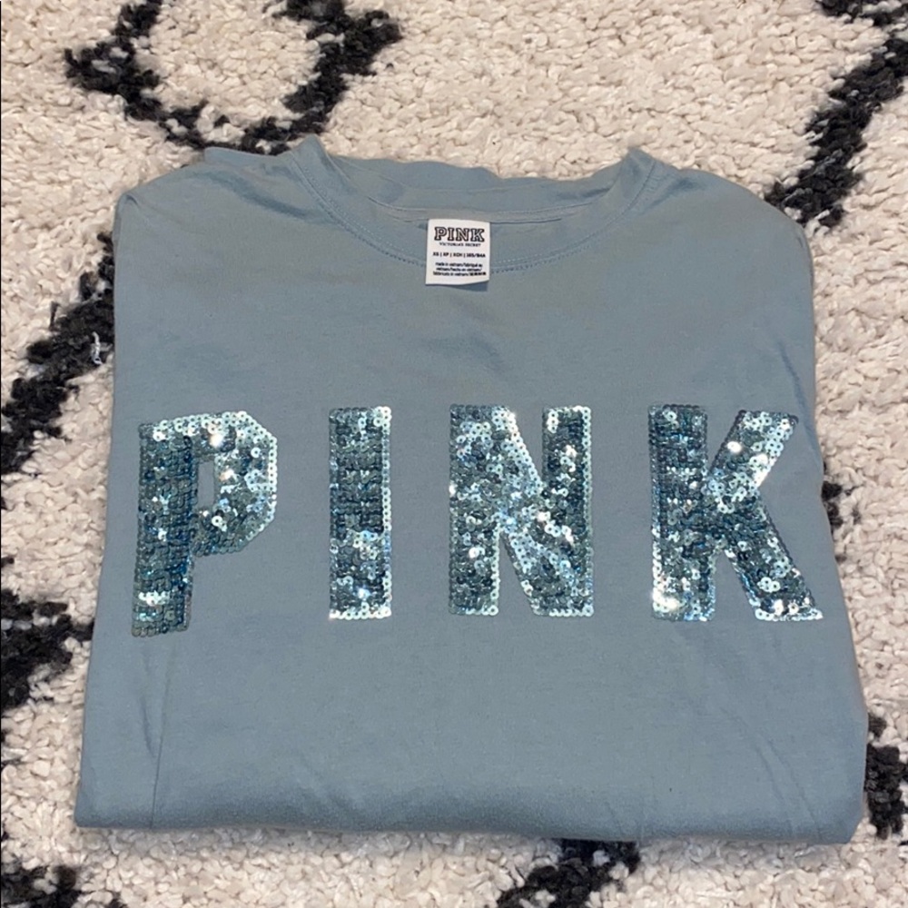 pink long sleeve shirt
